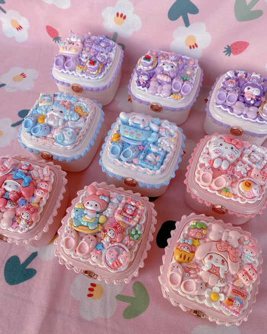 Diy beads--Storage Box (with Mirror)